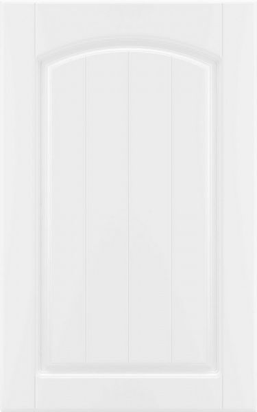 Фасад для кухни Грейд-Плюс Прованс белый гладкий №383 713x446 левый