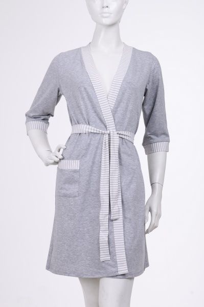 Халат Smileyworld 001/16161 р. L сірий 