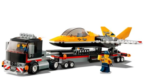 Конструктор LEGO City Транспортировка самолёта на авиашоу 60289