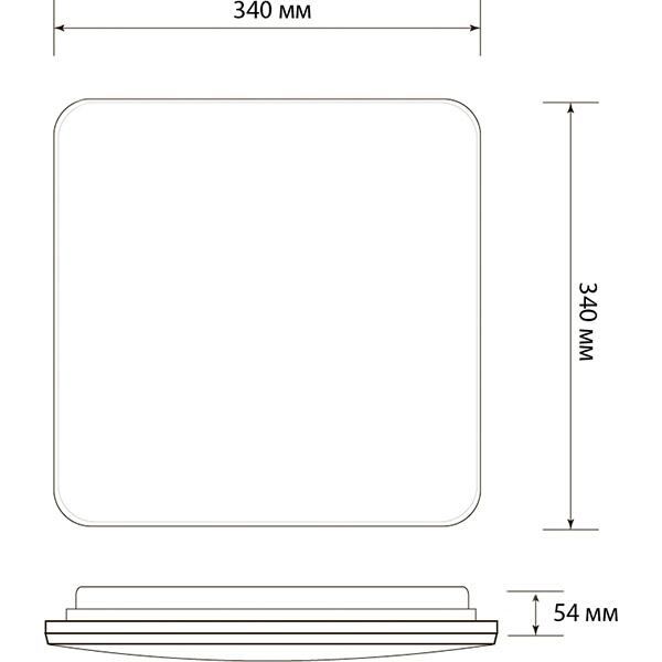 Світильник світлодіодний Светкомплект Leggera OP-S 30 Вт білий 4500 К 