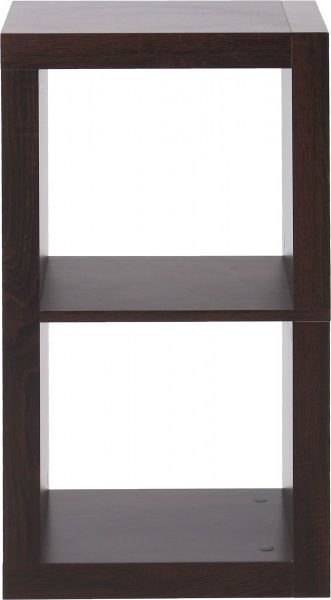 Стелаж двосторонній Кубус МІКС 1х2 438x792x290 мм венге 