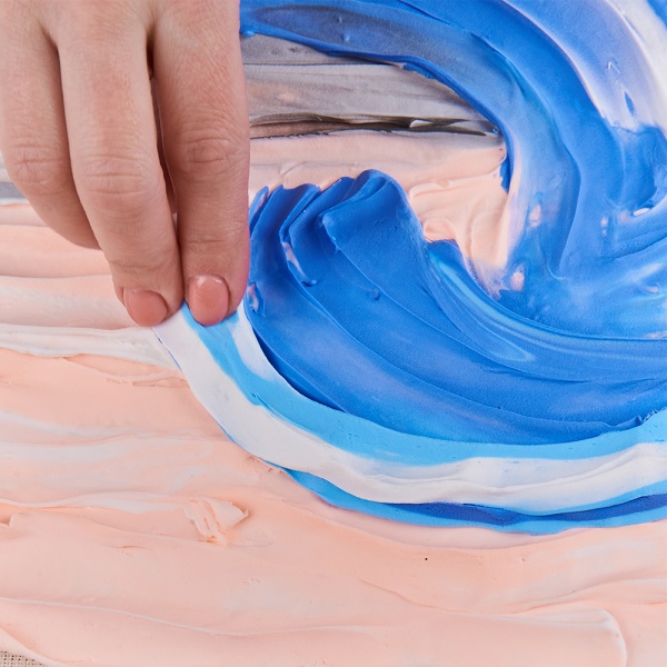 Набір для створення об'ємної картини Велика хвиля у Канагаві 30х40 см 10004 OKTO 