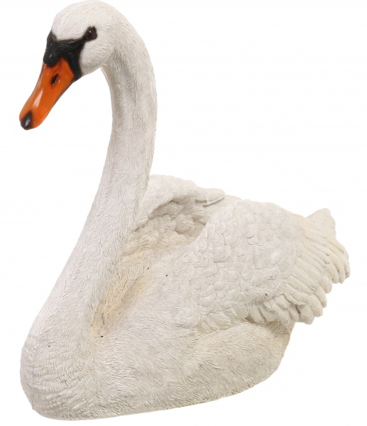 Фигура садовая Лебедь 39x18x32 см MG3052200