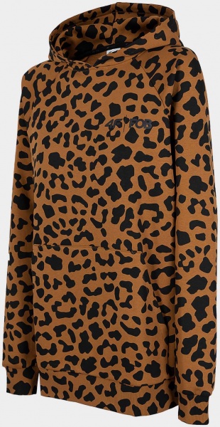 Джемпер 4F WOSWEATSHIRT BLD011 H4Z22-BLD011-81A р. S коричневий