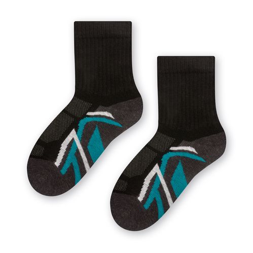 Носки детские для мальчиков Steven 14348 р. 32-34 черный 