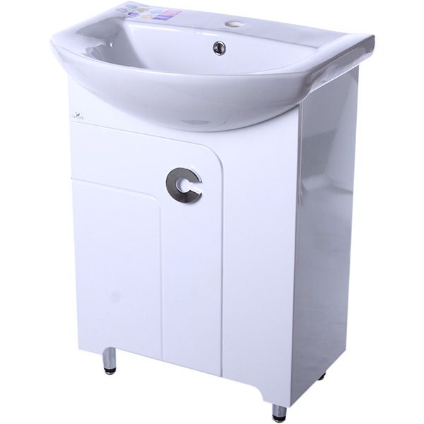 Тумба підлогова Сансервіс Eliza 60 з умивальником Libra 60 біла