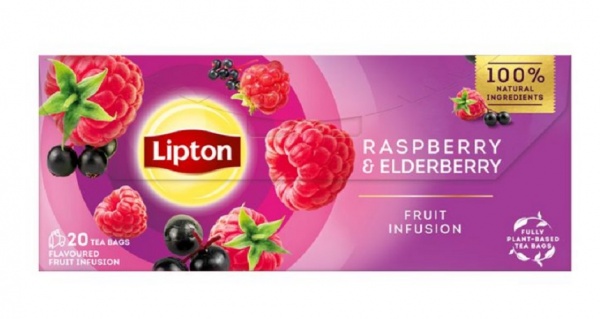 Фруктовая смесь Lipton Raspberry & Elderberry 20 шт. 51 г 