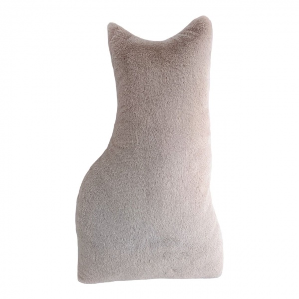 Декоративное изделие Подушка-обнимашка Кот Британець 23x43 см серый Анна 