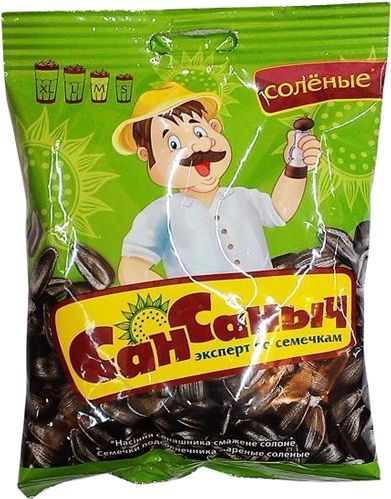 Насіння Сан Санич смажене солоне 80 г (4820182060151) 