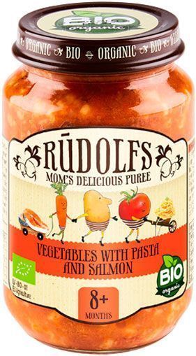 Пюре Rudolfs Лосось з макаронами і овочами 4751017941782 