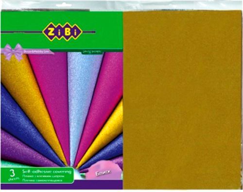 Пленка самоклеющаяся 3 л блеск 36х50 см ZB.4784-07 ассорти