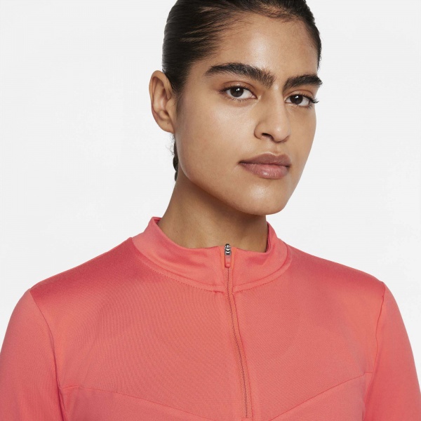 Футболка Nike W NK ELEMENT TRAIL MIDLAYER DC5217-858 р.S кораловий