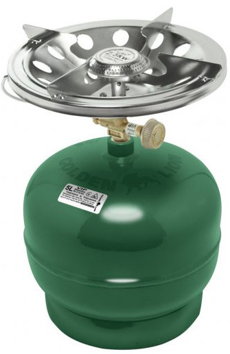Комплект газовий Rudyy Пікнік Vip Rk-2 5 л 2,5 Кв без ручки 
