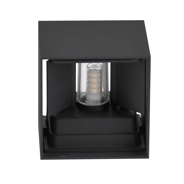 Бра Polux Kioto 1x6,5 Вт G9 чорний 