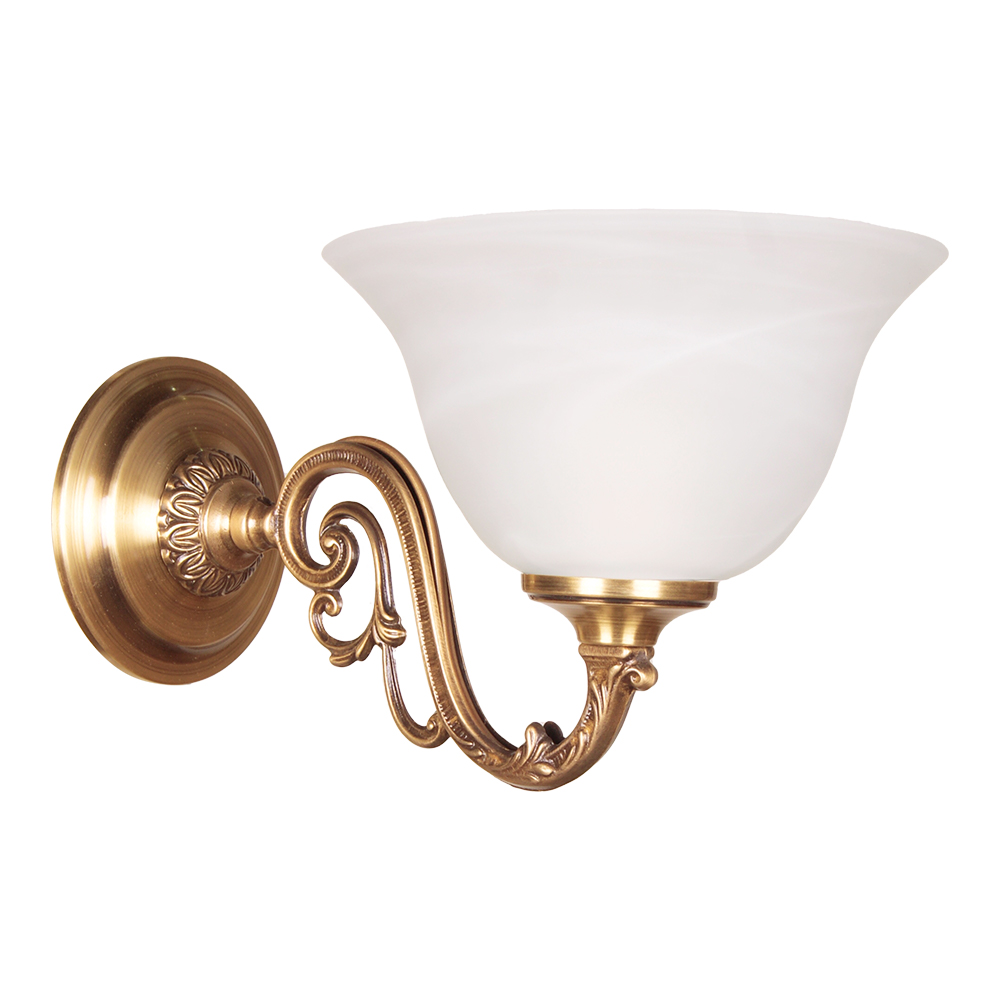 Бра Фабрика Світла Корона 1x60 Вт E27 античная латунь/античная бронза НББ 022-1х60-013