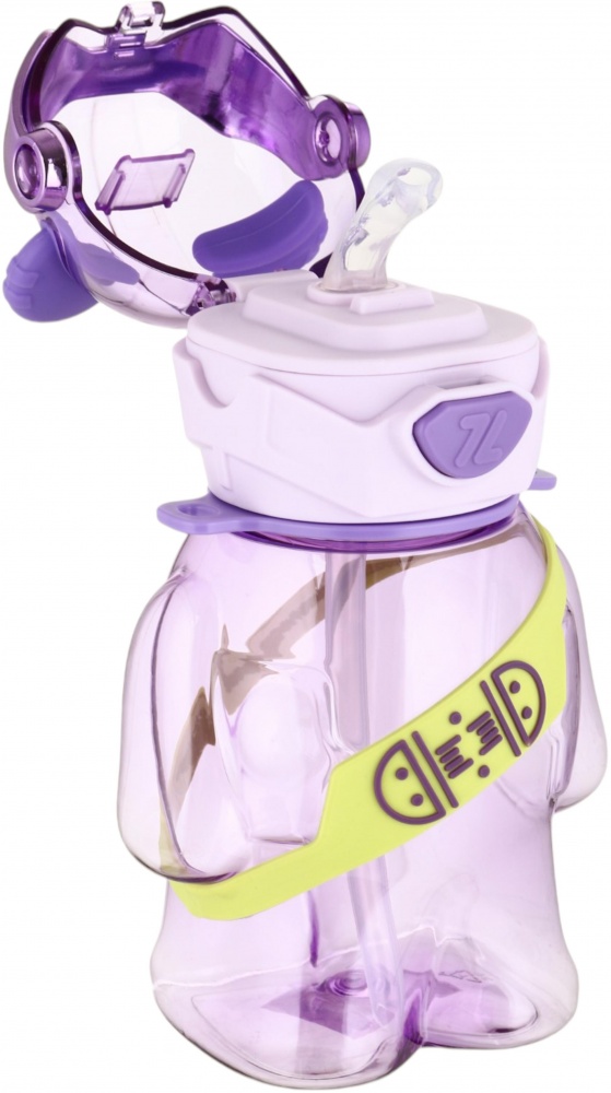 Пляшка для води SELIYA 700 мл з соломинкою колір в асортименті