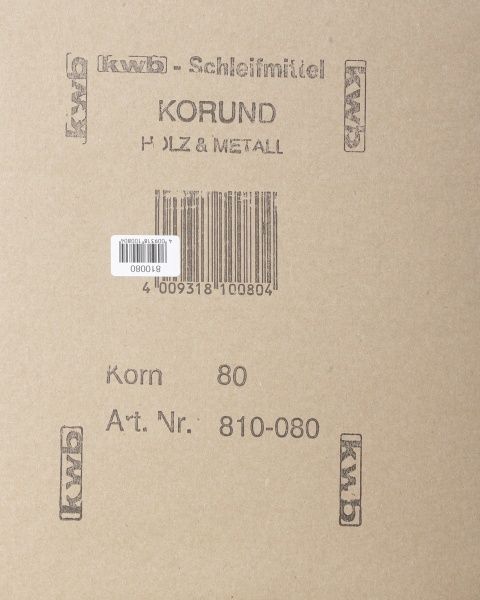 Наждачная бумагаKWB 23х28 см Р80 810080