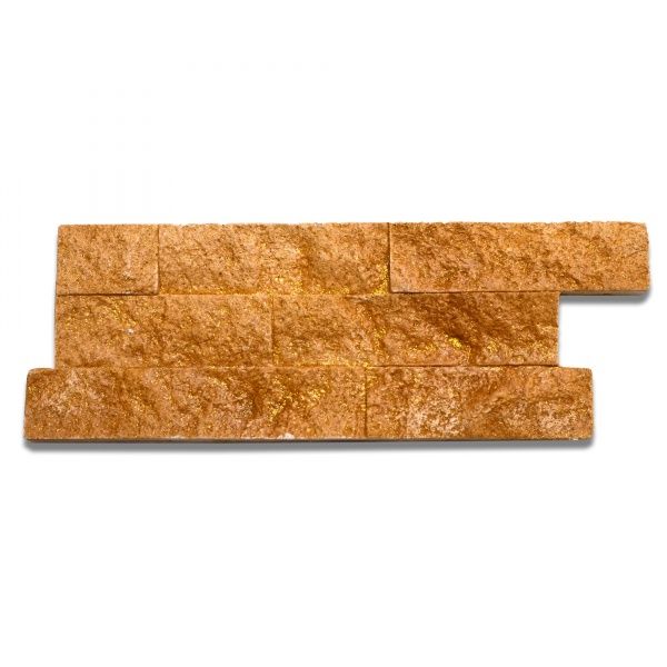 Плитка гипсовая прямая KLVIV DEKOR Dunay Slate Gold 0,84 кв.м 