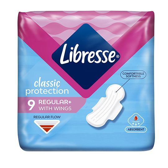 Прокладки гігієнічні Libresse Classic protection regular 9 шт.