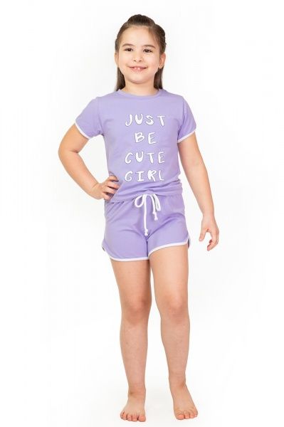 Комплект для дівчаток KOSTA 0348-9 р.122-128 бузковий 