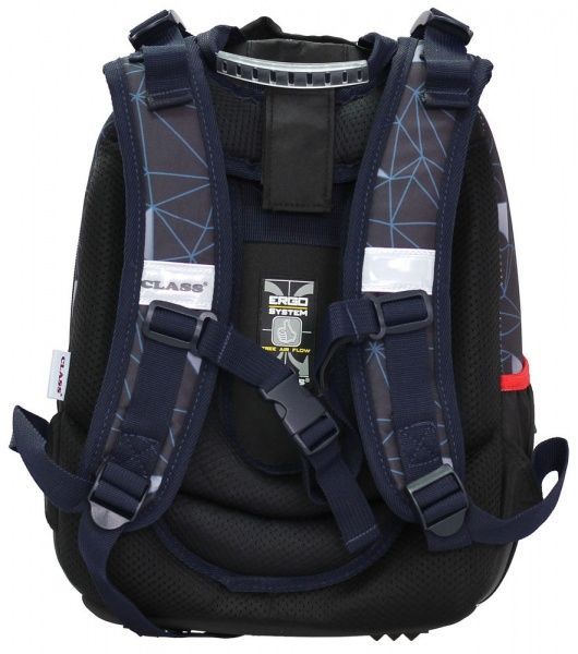 Рюкзак каркасный CLASS SchoolCase Mini Crash Car 2 отделения 2109C