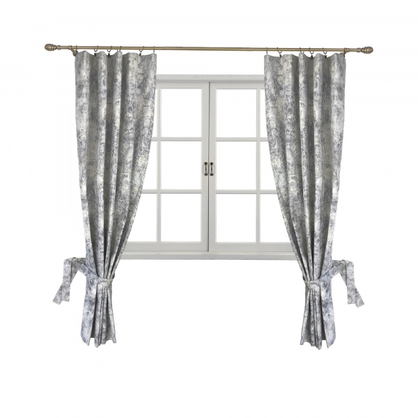 Комплект штор PARIS Вензель графит La Nuit