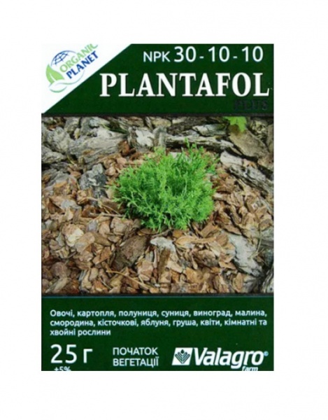 Добриво Valagro Плантафол старт 30+10+10 25 г