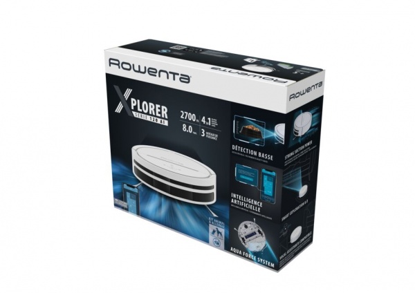 Робот-пылесос Rowenta X-plorer S120AI Total Care RR7867WH white