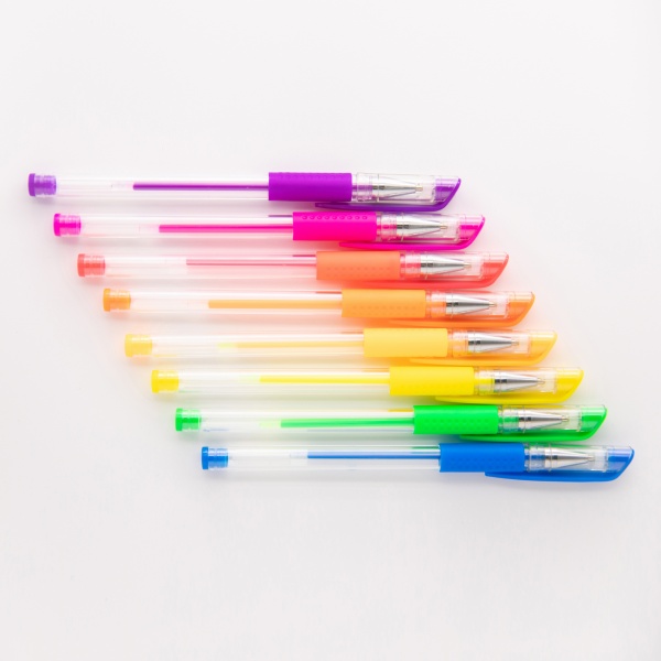 Набор ручек гелевых Malevaro Neon 8 цветов 0,5 мм 