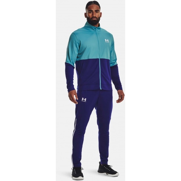 Джемпер Under Armour PIQUE TRACK JACKET 1366202-433 р. XL голубой