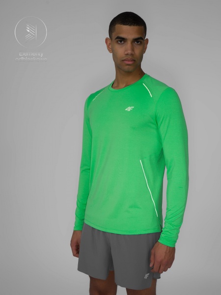 Футболка 4F LONGSLEEVE FNK 4FSS23TFLOM103-41S р.XL зелений