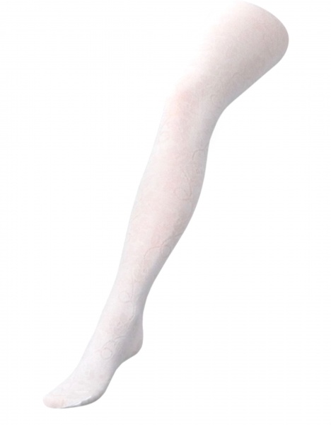 Колготки для девочек Boy&Girl Ajour р.122-128 белый 