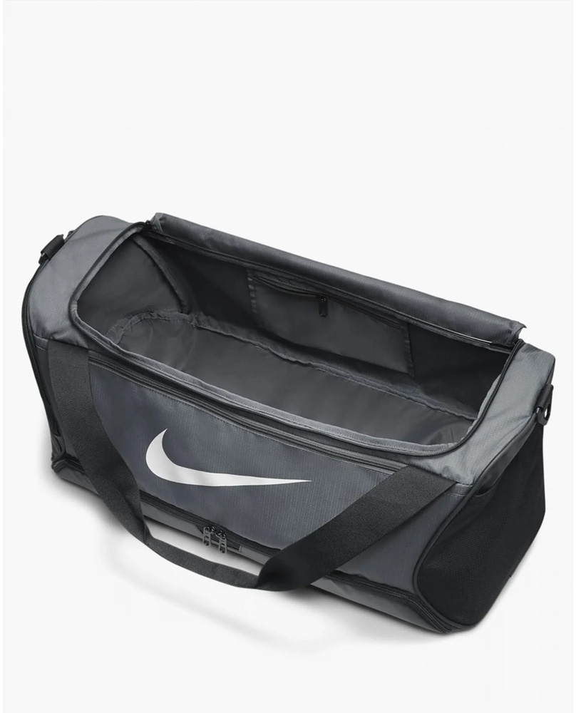 Спортивна сумка Nike Brasilia 9.5 DH7710-068 60 л сірий