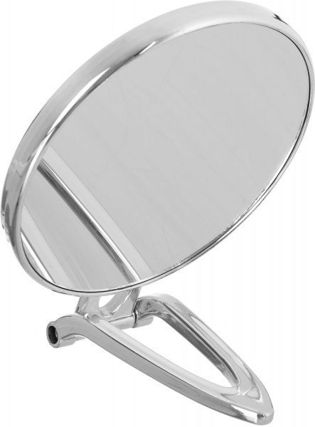 Дзеркало косметичне двостороннє сріблясте 28,5х14,5х4,8 см