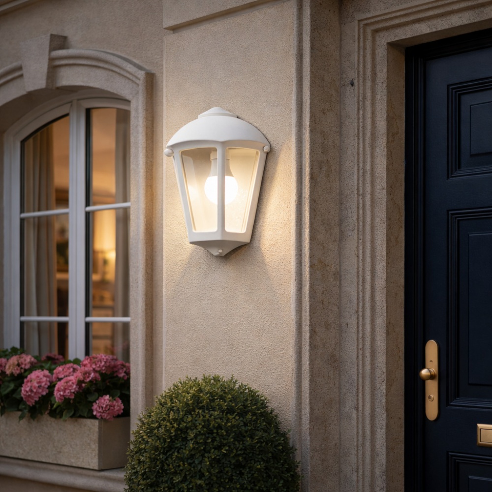 Светильник уличный настенный FUMAGALLI Fabio Smart Pack E27 12 Вт IP55 белый