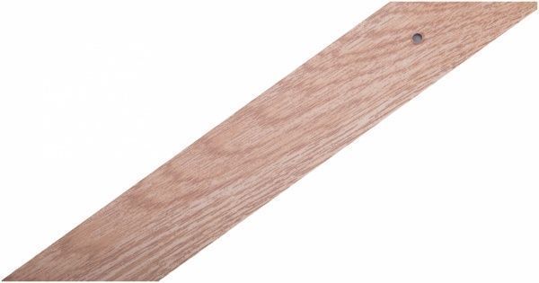 Порожек алюминиевый 1-А Лугалпроф профилированный с отверстиями 3х40x1800 мм дуб серый 