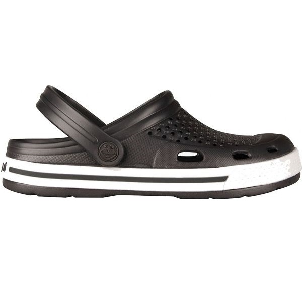 Сабо Coqui Lindo 6413-100-2432 р. 39 темно-серый с белым