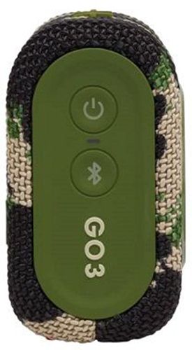 Портативная колонка JBL® GO3 (JBLGO3SQUAD) Squad 1.0 camo 