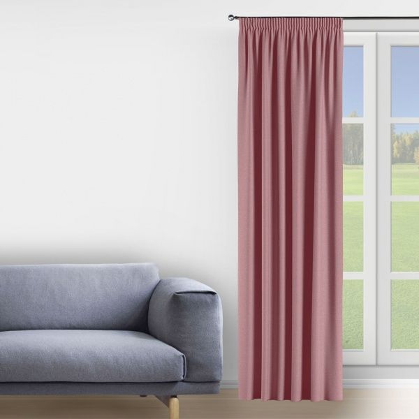 Штора Fusion Dimout 200х265 рожевий Decora textile