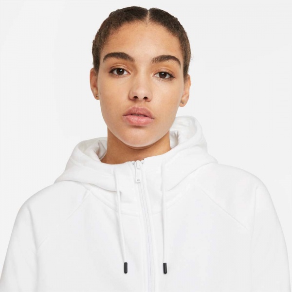 Джемпер Nike W NSW ESSNTL FZ HOODIE PRNT DJ4120-100 р. L белый