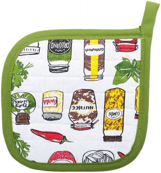 Прихватка Специи 20x20 см светло-зеленый Homeline 