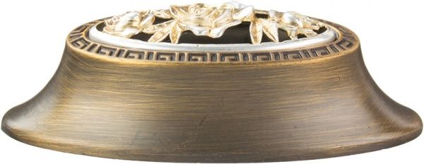 Меблева ручка DR 65 G4А/OSB 64 мм срібло з позолотою/стара бронза DC