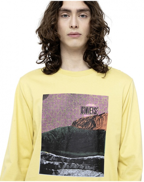 Футболка Converse Hybrid World Long Sleeve Tee 10022018-741 р.L жовтий