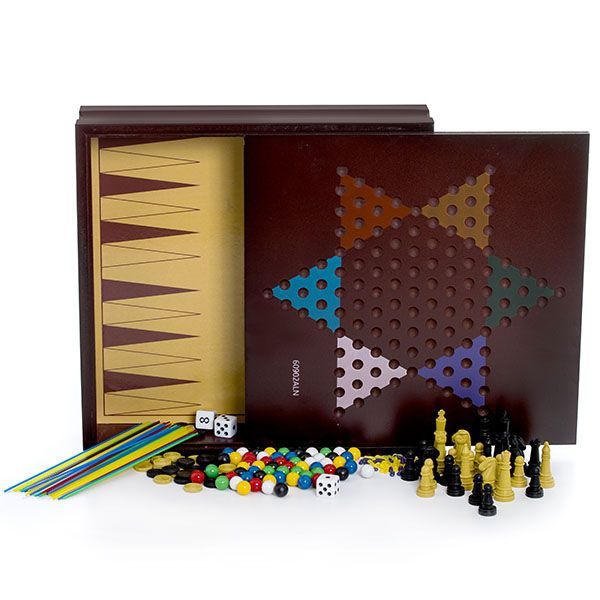 Набір Spin Master з 10 класичних ігор у дерев’яній коробці SM98376/6033153