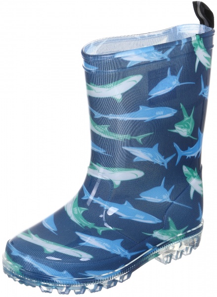 Сапоги резиновые для мальчиков Акула KP2118 размер 32 синий 