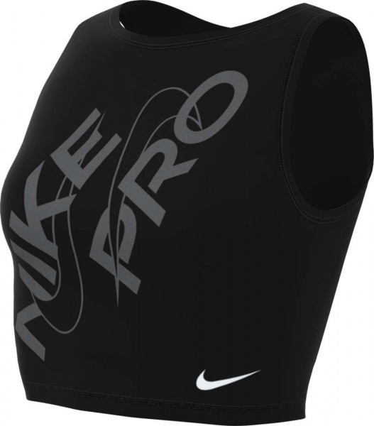 Топ Nike W NP DF CROP TANK GRX FB5261-010 р.M черный