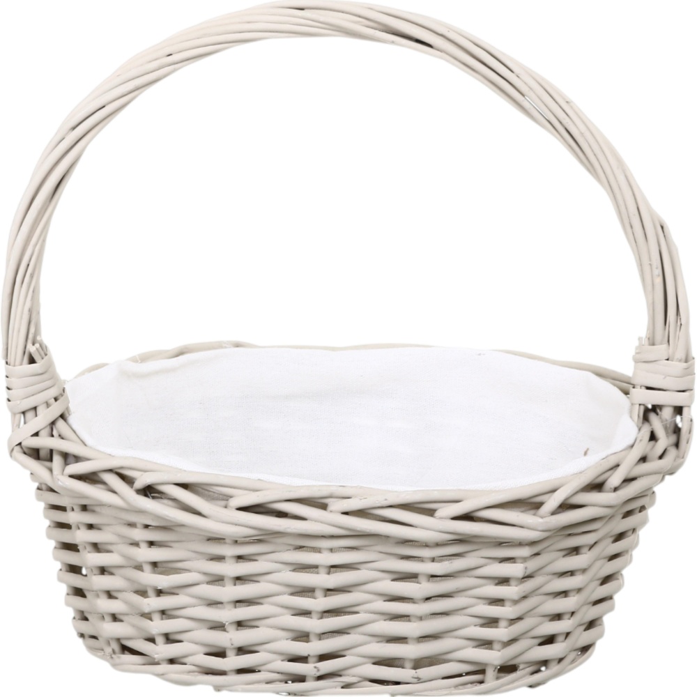 Кошик плетений з текстилем 26х20х10/26см RL24-23T/1-4