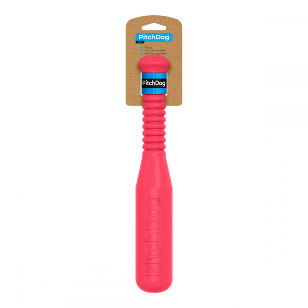 Іграшка для собак PitchDog біта для апортування 35 см рожева