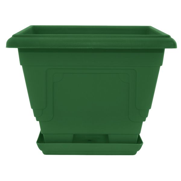 Горшок цветочный Алеана Петуния с подставкой 23x17.8 см цвет в ассортименте