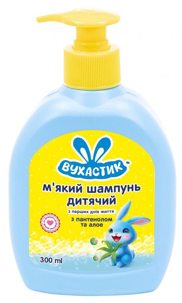 Шампунь детский ВУХАСТИК с пантенолом и алоэ 300 мл